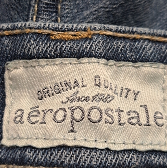 Aeropostale Medium Rise Cut Off Jeans Size 13/14 - Picture 6 of 7